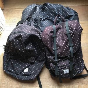Set of Herschel Polka Dot Luggage (3 Pieces)